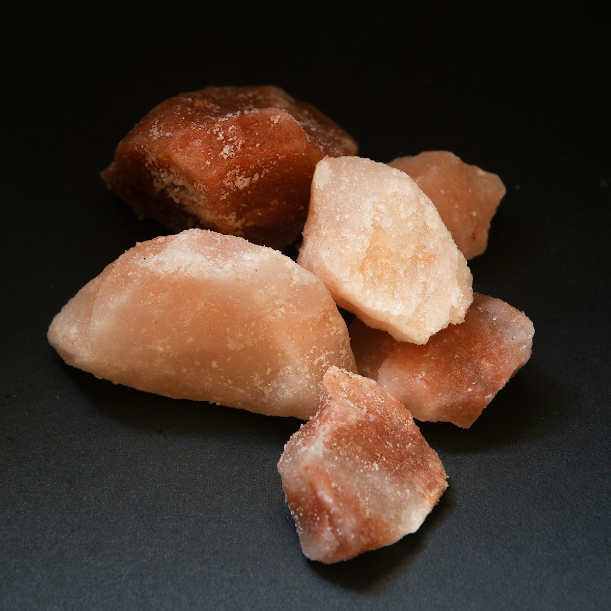 Himalayan Black Salt — texture detail