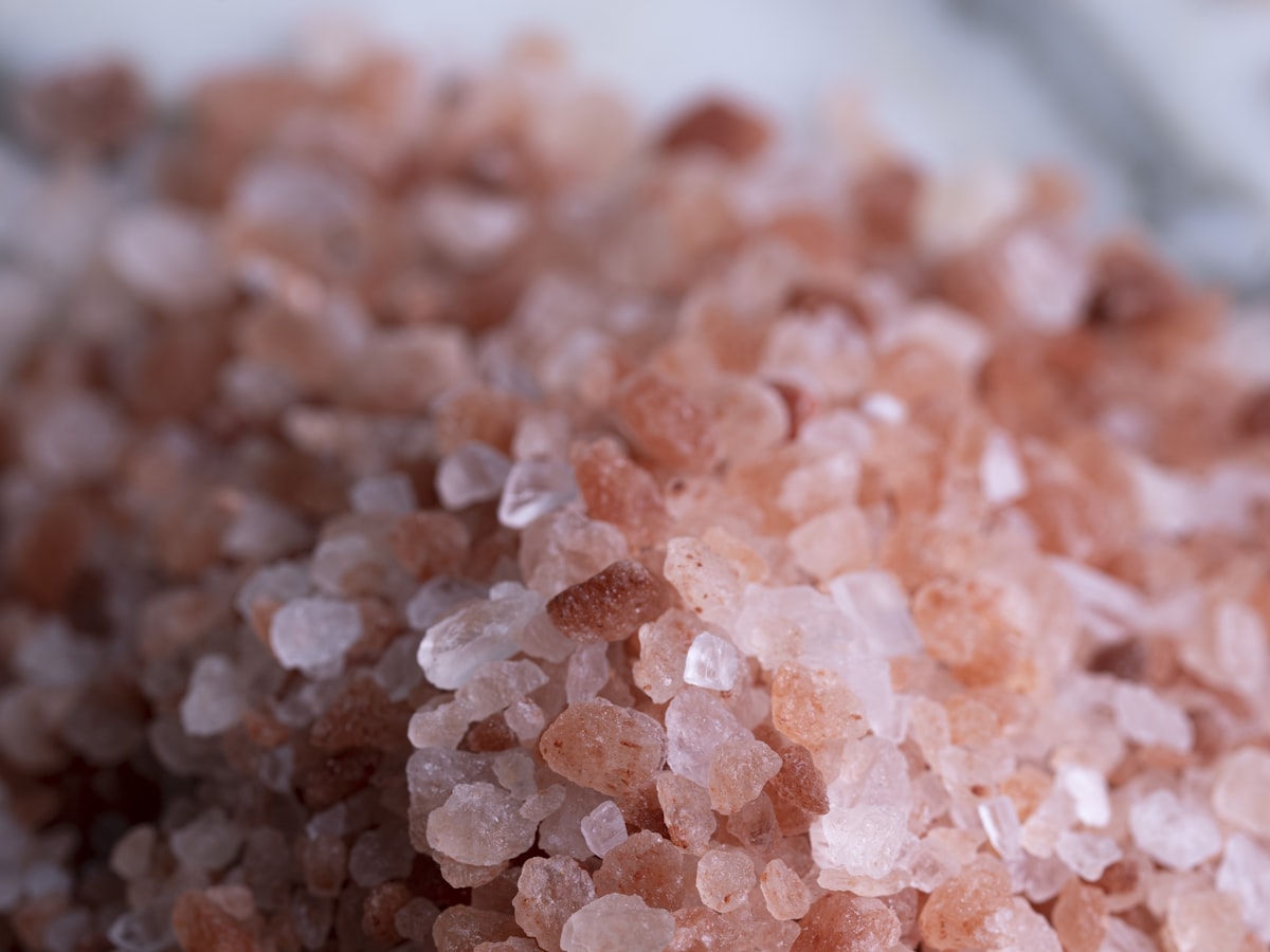 Himalayan Pink Rock Salt — from above